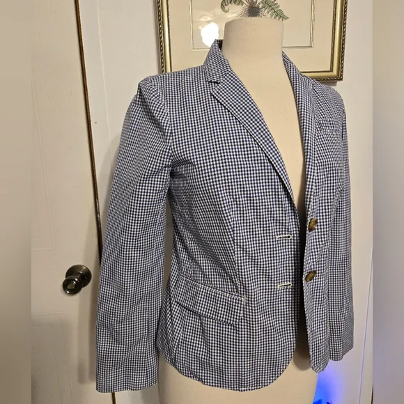 JCrew: Women's Blue Blazer - Picture 2 of 5